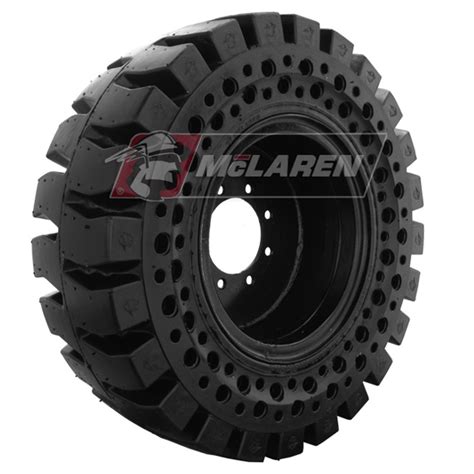 mclaren skid steer wheels|flat proof skid steer tires.